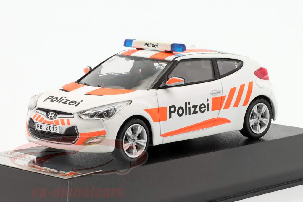 Hyundai Veloster Anno 2012 Polizia Svizzera 1:43 Premium X