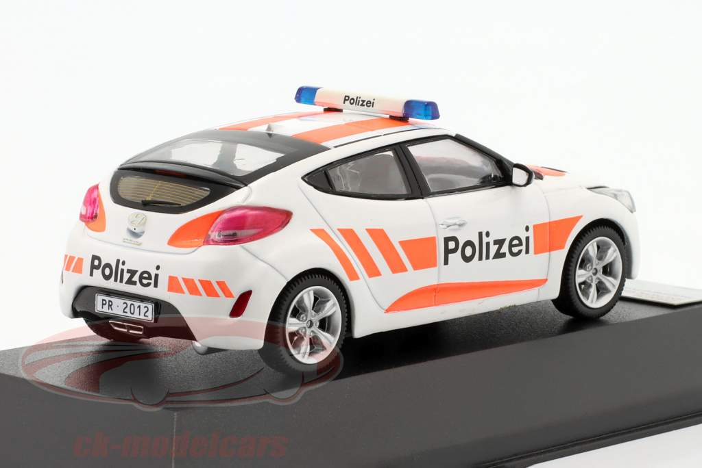 Hyundai Veloster År 2012 Politi Schweiz 1:43 Premium X