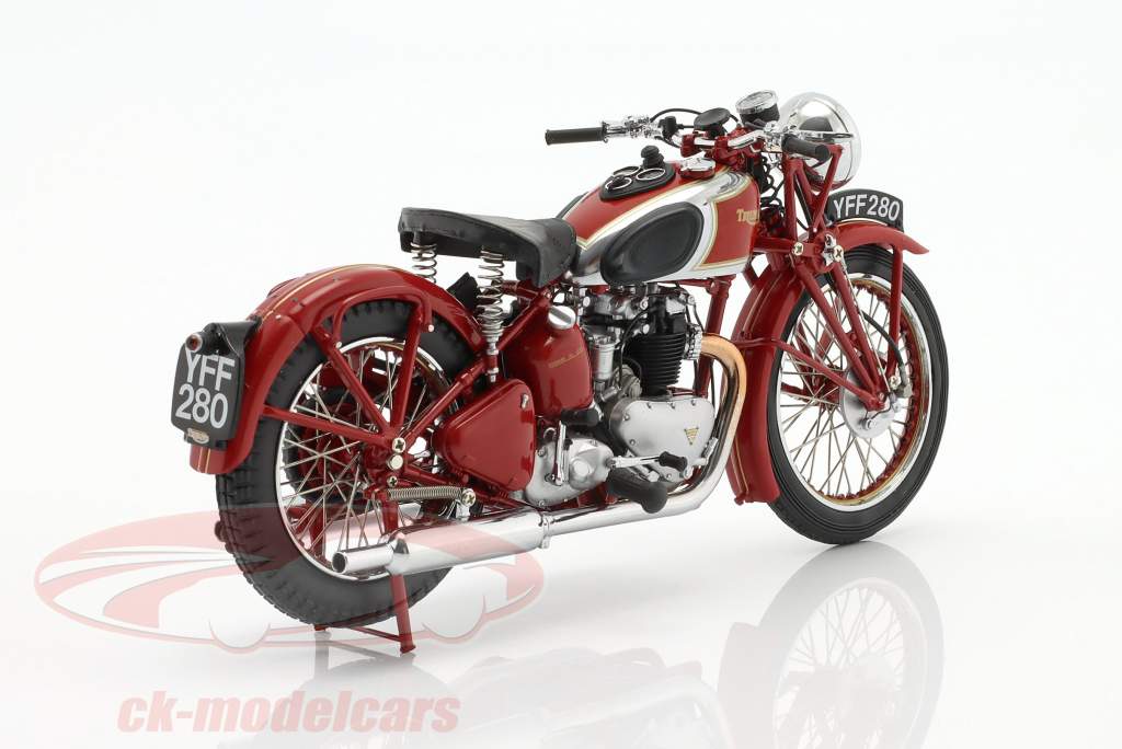 Triumph Speed Twin year 1939 red 1:12 Minichamps