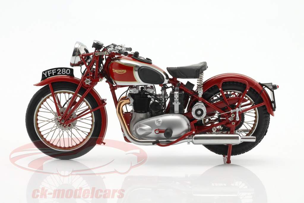 Triumph Speed Twin Baujahr 1939 rot 1:12 Minichamps