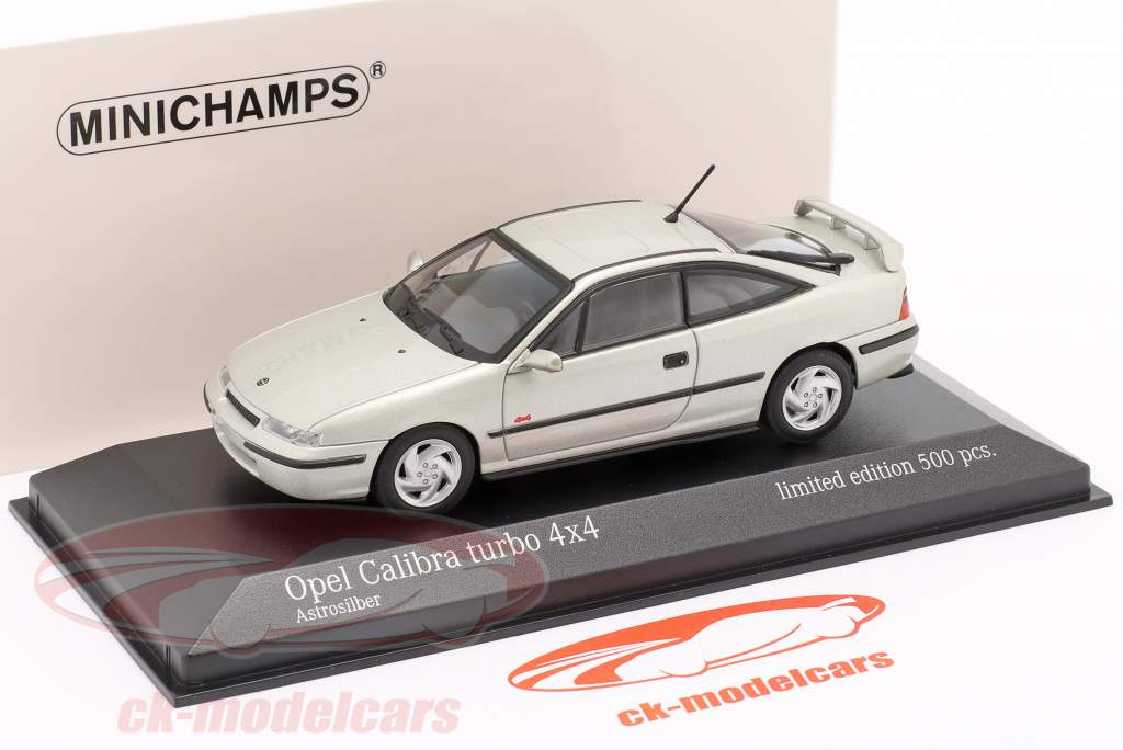 Minichamps 1:43 Opel Calibra Turbo 4x4 建設年 1992 アストロシルバー 943045723 モデル 車  943045723 4012138754164