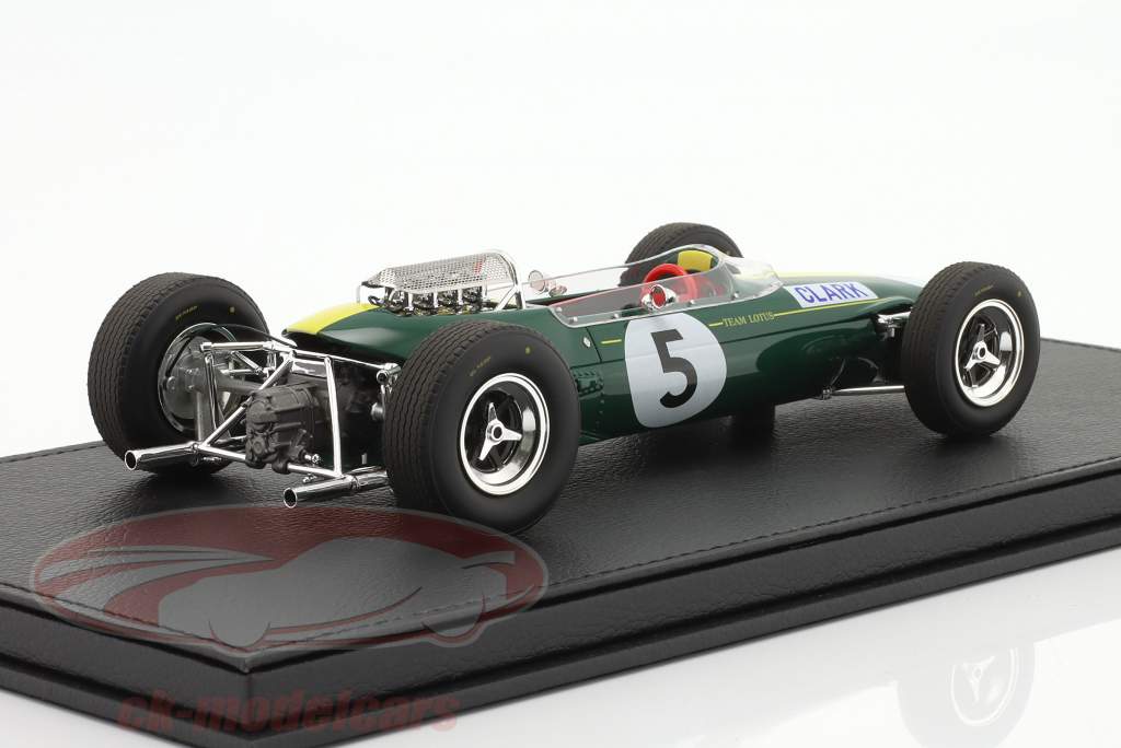 Jim Clark Lotus 33 #5 británico GP fórmula 1 Campeón mundial 1965 1:18 GP Replicas