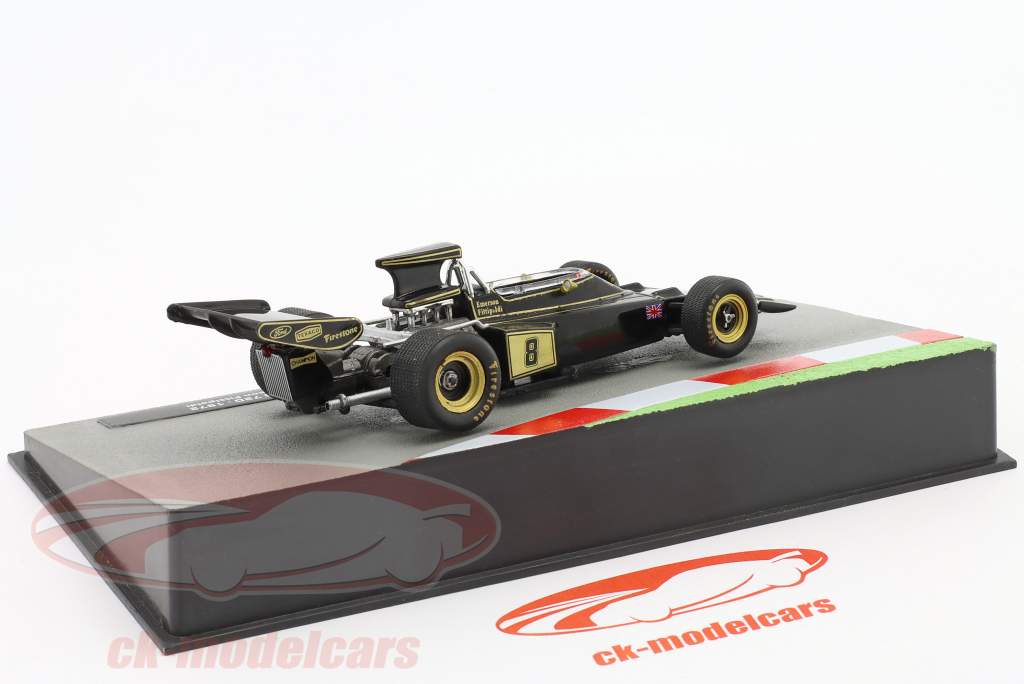 Emerson Fittipaldi Lotus 72D #8 campeón del mundo fórmula 1 1972 1:43 Altaya