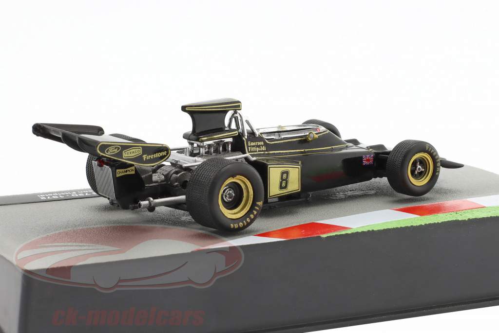 Emerson Fittipaldi Lotus 72D #8 champion du monde formule 1 1972 1:43 Altaya