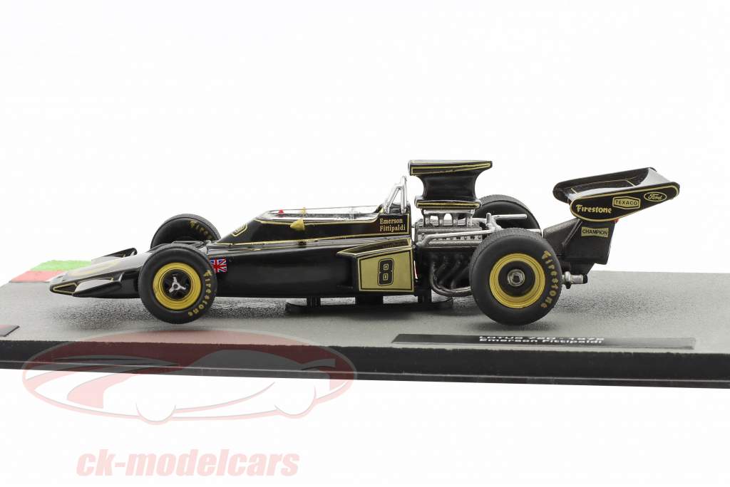 Emerson Fittipaldi Lotus 72D #8 campeón del mundo fórmula 1 1972 1:43 Altaya