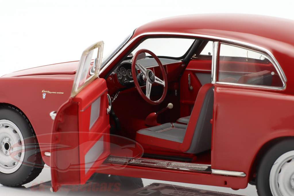 Alfa Romeo Giulietta Sprint Veloce Coupe Año de construcción 1956 rojo oscuro 1:18 Kyosho
