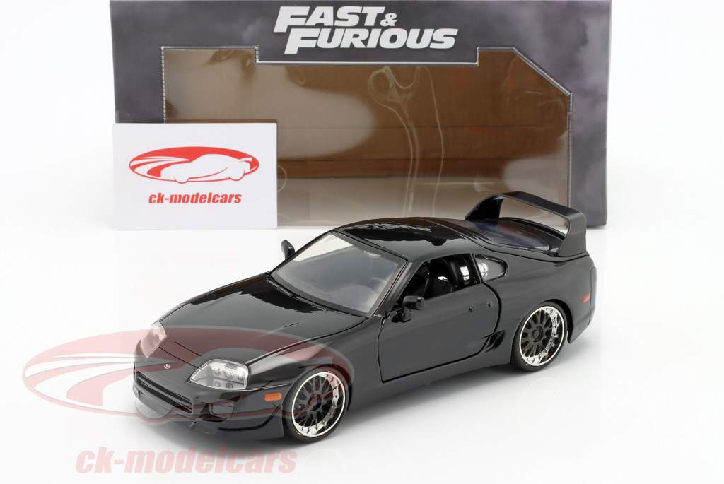 Toyota Supra Mk IV Fast & Furious 5 (2011) negro 1:24 Jada Toys