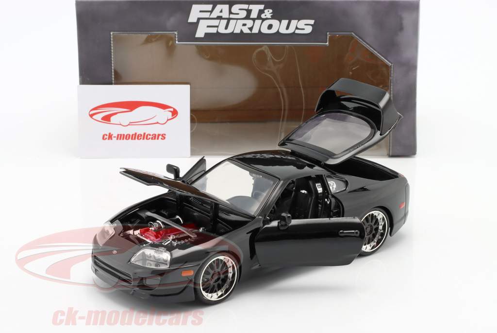 Toyota Supra Mk IV Fast & Furious 5 (2011) sort 1:24 Jada Toys