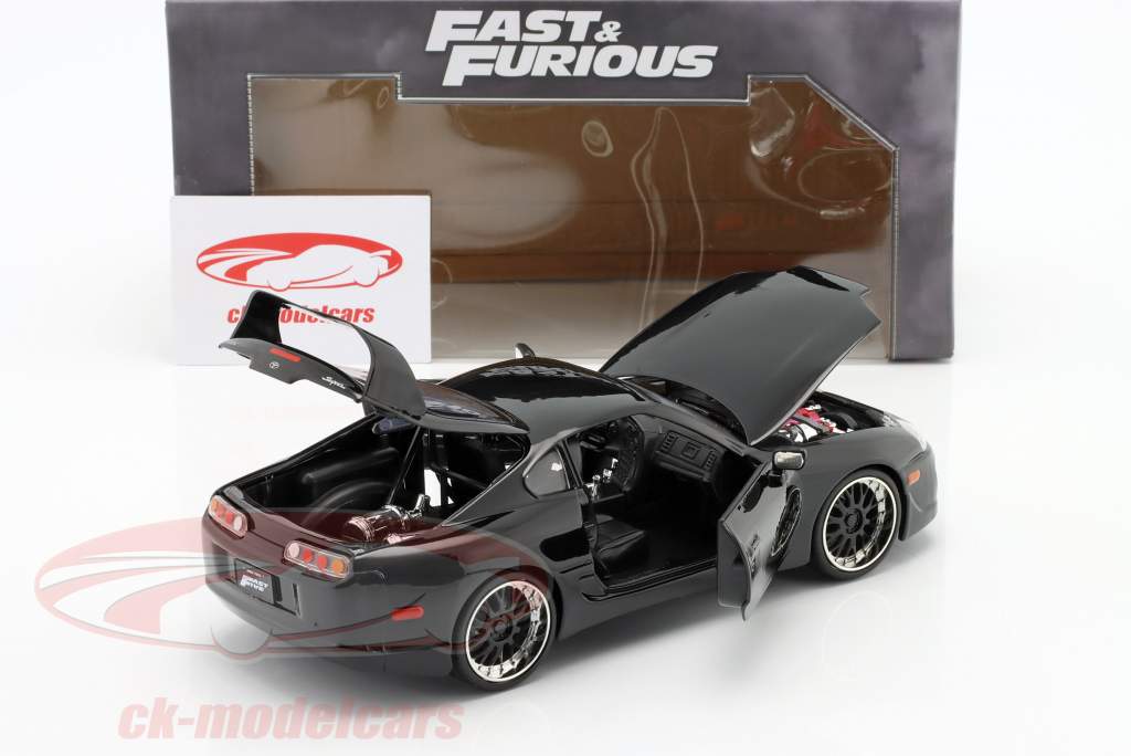 Toyota Supra Mk IV Fast & Furious 5 (2011) black 1:24 Jada Toys