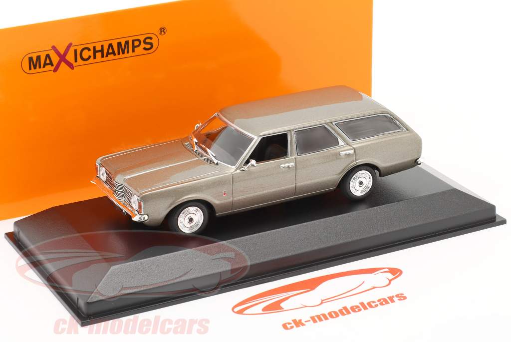 Ford Taunus Turnier 建設年 1970 グレー メタリック 1:43 Minichamps
