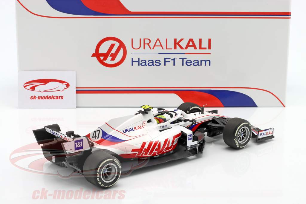 Mick Schumacher Haas VF-21 #47 Baréin GP fórmula 1 2021 1:18 Minichamps