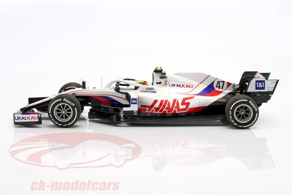 Mick Schumacher Haas VF-21 #47 Bahrain GP formel 1 2021 1:18 Minichamps