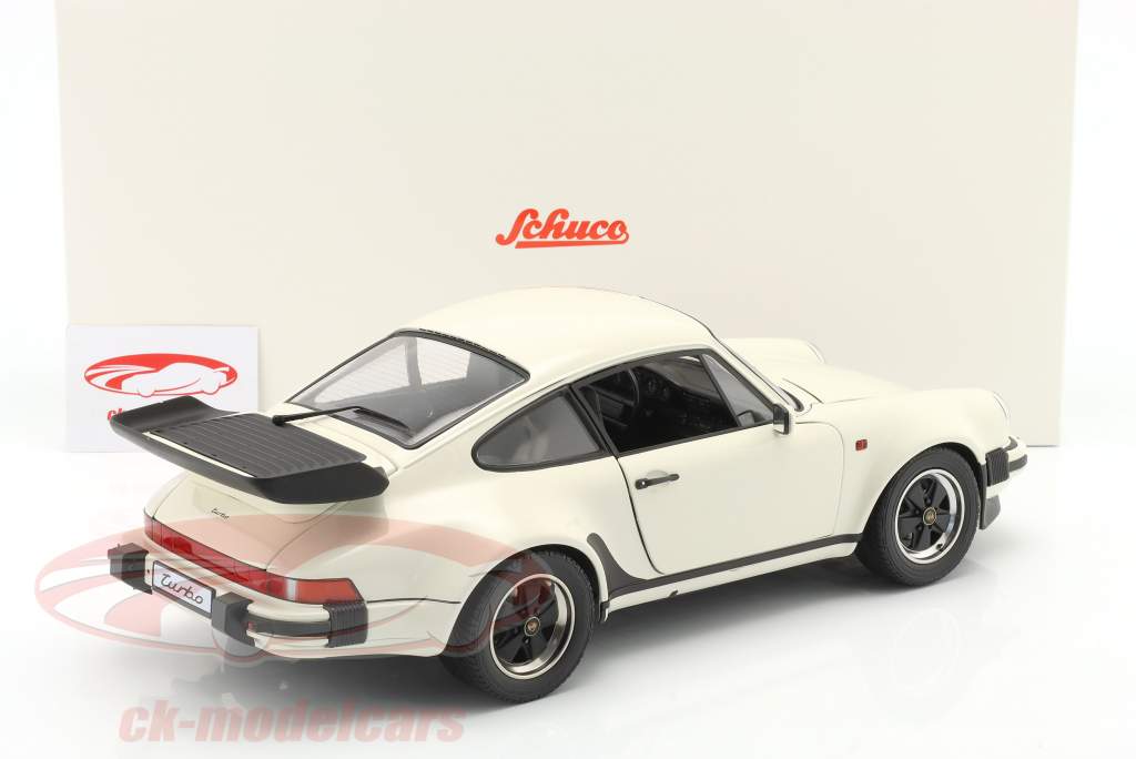 Porsche 911 (930) Turbo hvid 1:12 Schuco