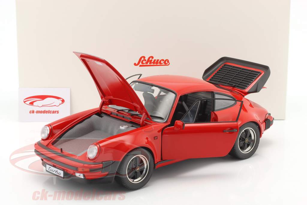 Porsche 911 (930) Turbo indio rojo 1:12 Schuco