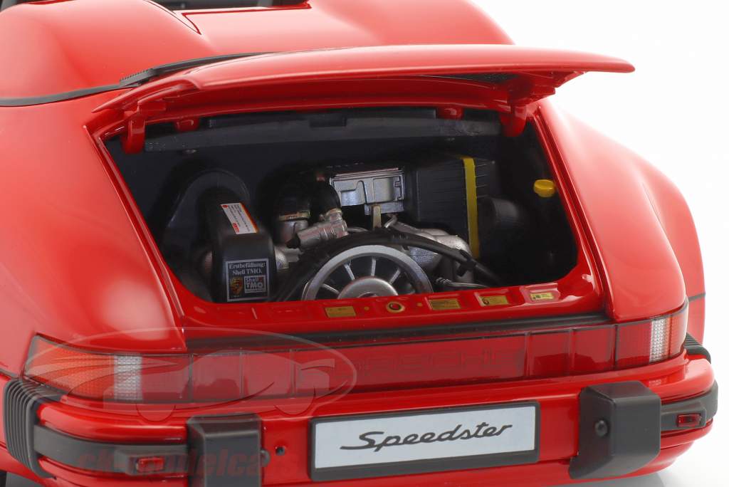 Porsche 911 Speedster Año de construcción 1989 rojo 1:12 Schuco