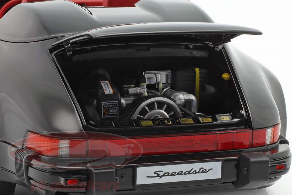 Porsche 911 Speedster year 1989 black 1:12 Schuco