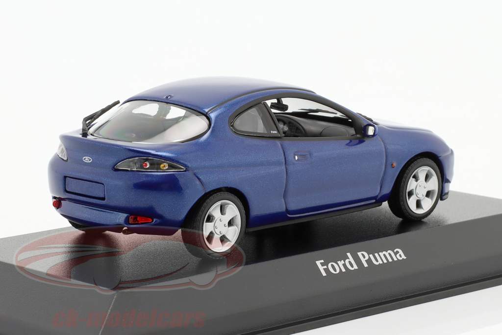 Ford Puma 建设年份 1996 蓝色的 金属的 1:43 Minichamps