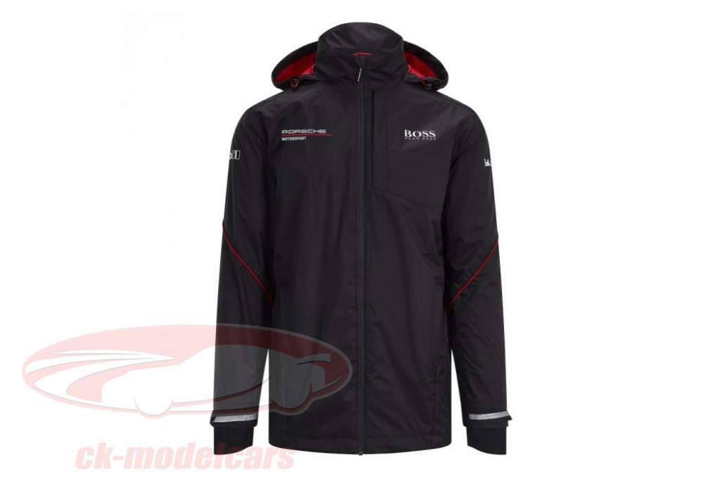 Porsche Team rain jacket Motorsport Collection black