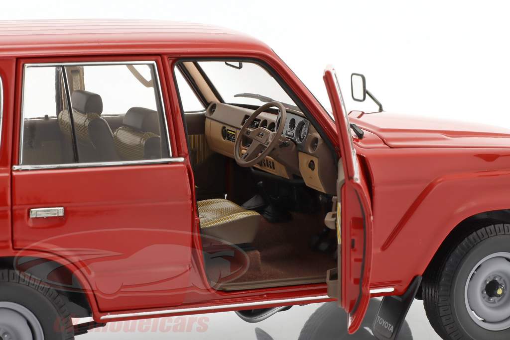 Toyota Land Cruiser 60 RHD Baujahr 1980 rot 1:18 Kyosho
