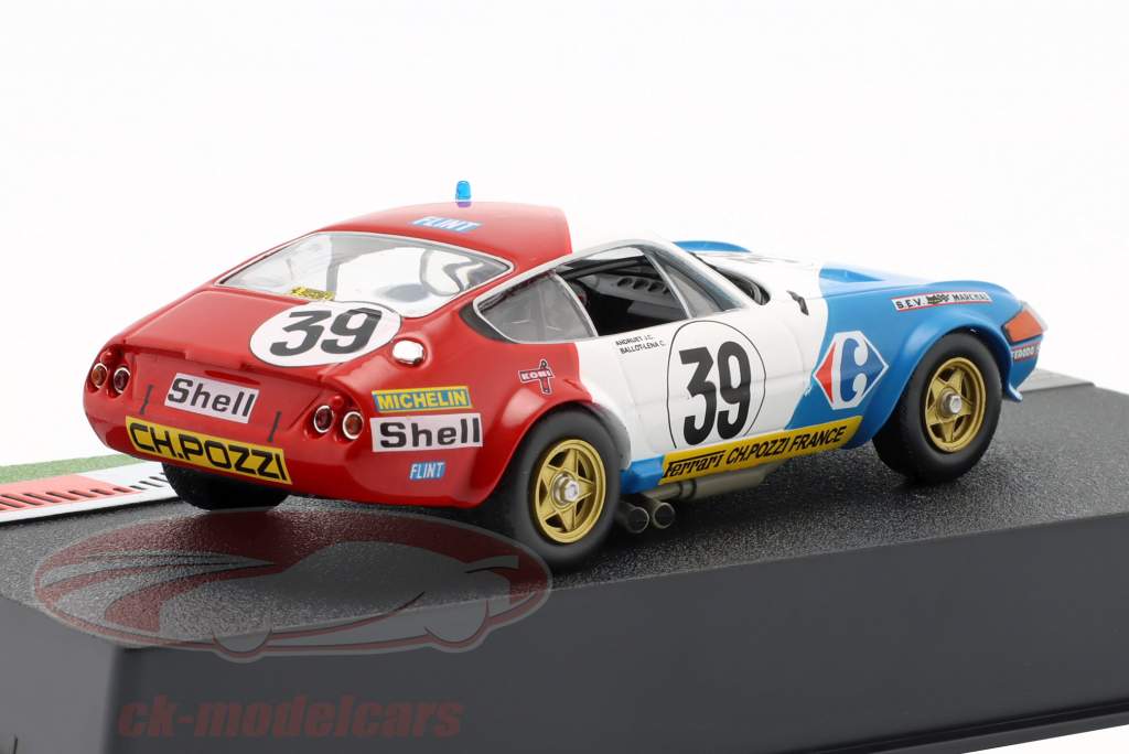 Ferrari 365 GTB/4 #39 Winner GT class 24h LeMans 1972 1:43 Altaya