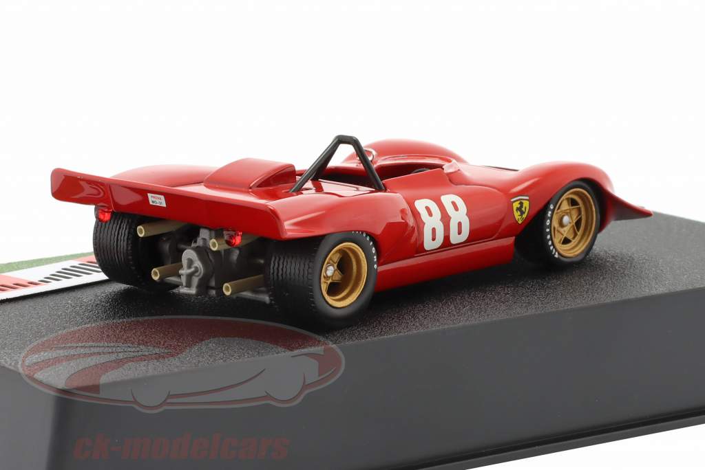 Ferrari 212 E #88 vinder Trento-Bondone 1969 P. Schetty 1:43 Altaya