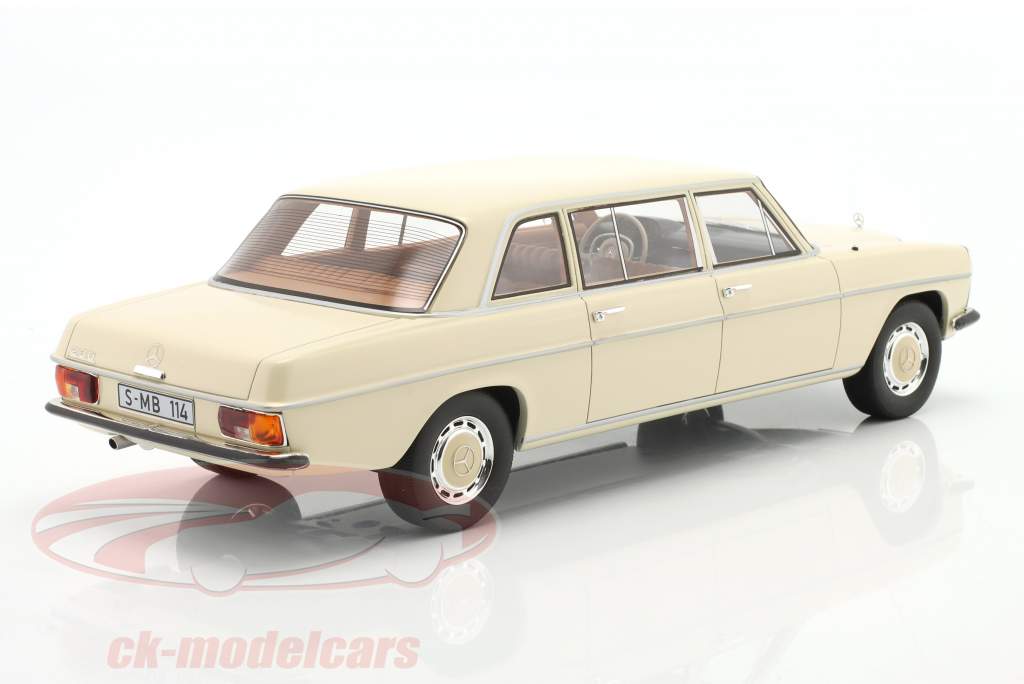 Mercedes-Benz V114 Lang year 1970 cream white 1:18 Cult Scale