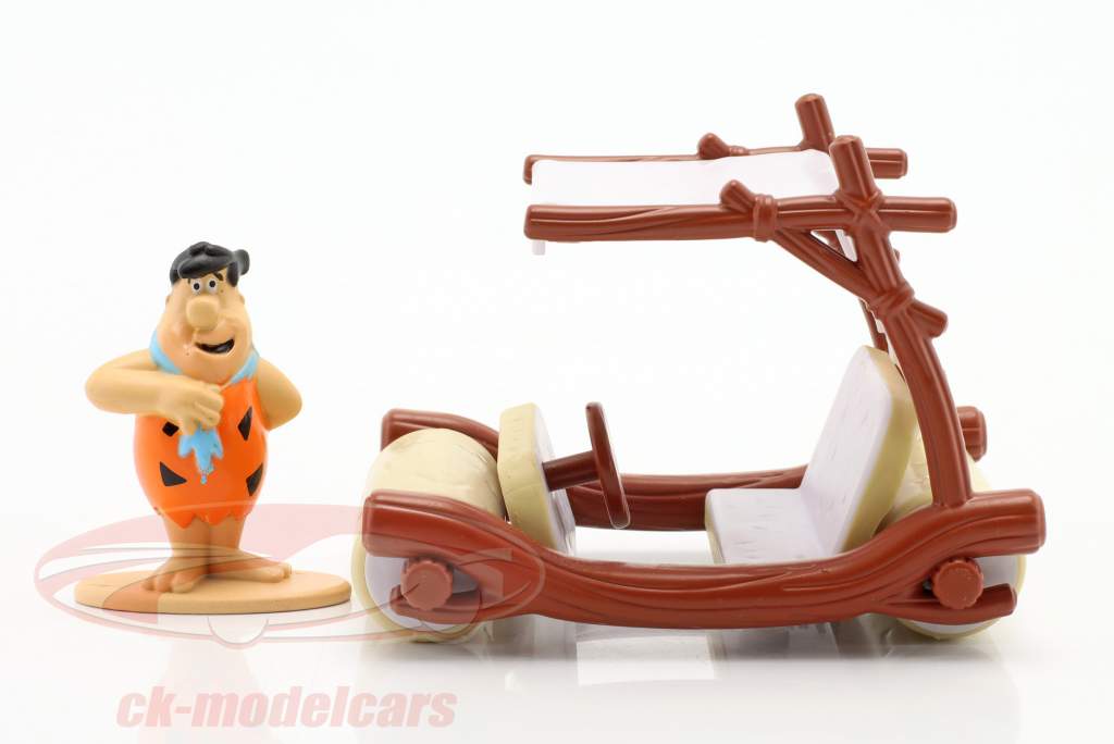 Flintmobil Med figur Fred TV serier The Flintstones (1960-66) 1:32 JadaToys