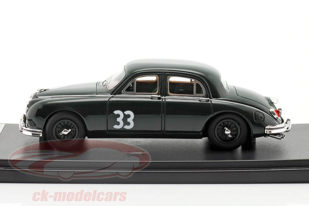 Jaguar 3.4 Litre #33 vinder Silverstone Daily Express Trophy 1958 M. Hawthorn 1:43 Matrix