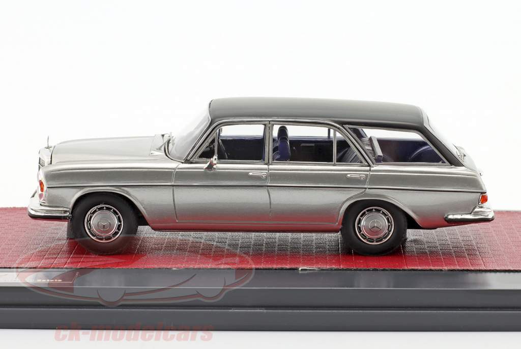 Mercedes-Benz W108 Crayford Estate 1970 plata / negro 1:43 Matrix