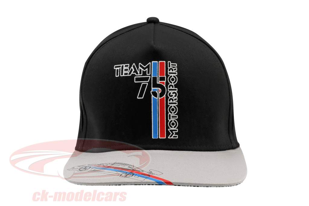 Snap Cap Flat Brim Team75 Motorsport schwarz / grau