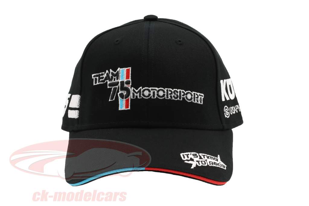 Fan cap Team75 Motorsport "It's time to race" black