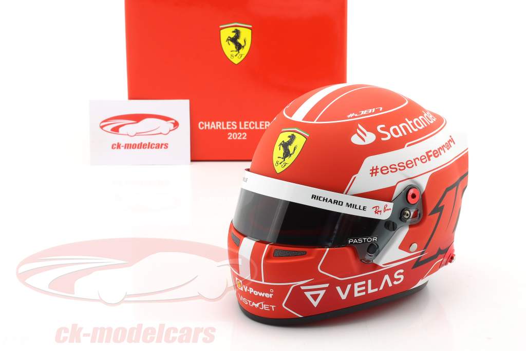 Charles Leclerc #16 Scuderia Ferrari formula 1 2022 helmet 1:2 Bell