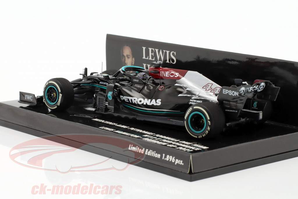 L. Hamilton Mercedes-AMG F1 W12 #44 vencedora Bahrein GP Fórmula 1 2021 1:43 Minichamps