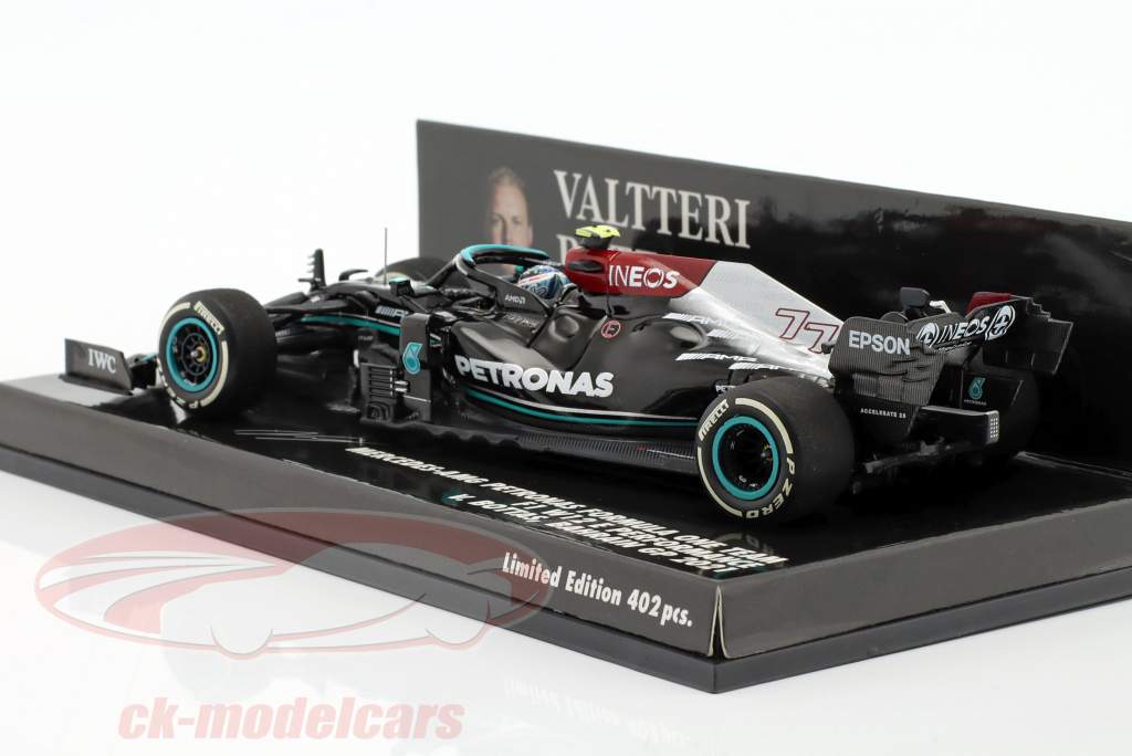 V. Bottas Mercedes-AMG F1 W12 #77 3rd Bahrain GP Formel 1 2021 1:43 Minichamps