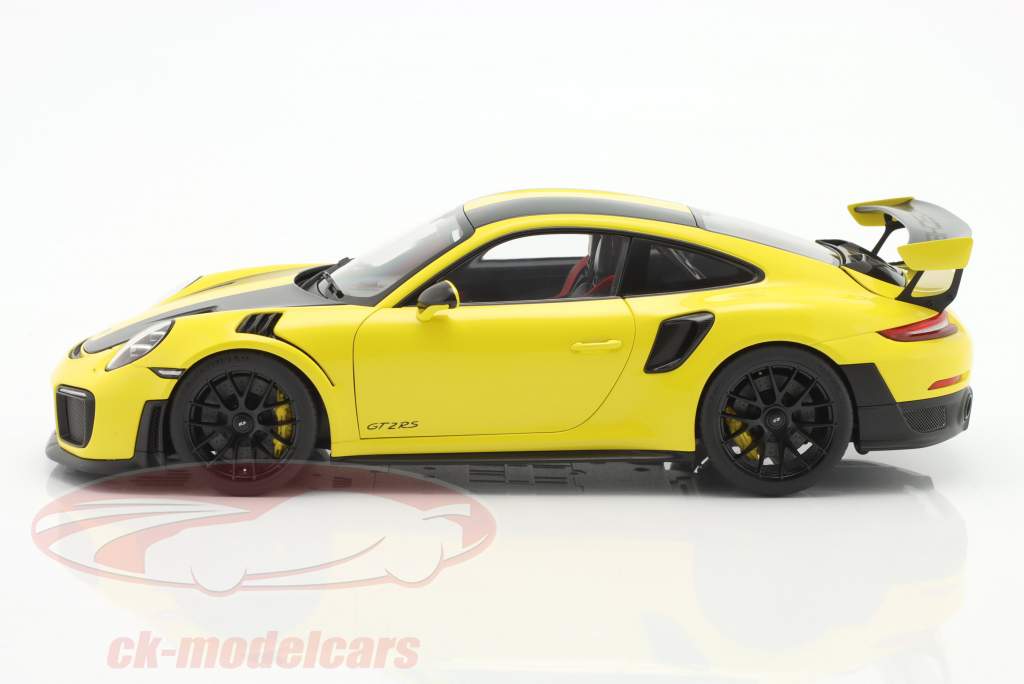 Porsche 911 (991 II) GT2 RS Weissach packages 2017 racing yellow 1:18 AUTOart