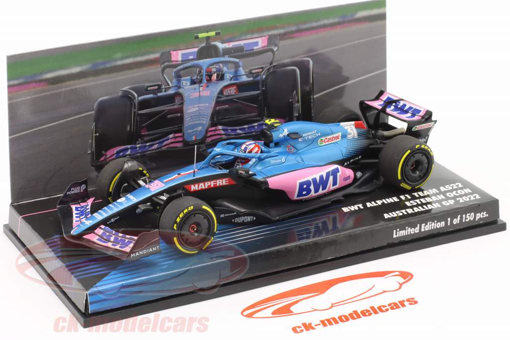 ALPINE A522 - Esteban Ocon - 2022 Uscita 64 - Le Grandi Formula 1 1:24