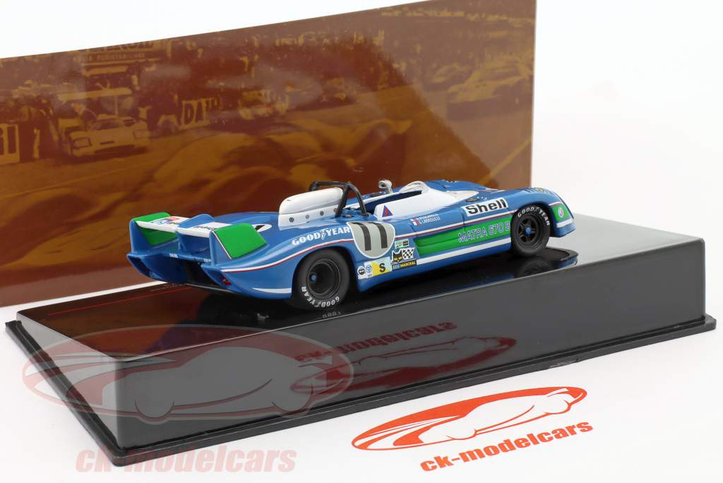 Matra MS670B #11 winnaar 24h LeMans 1973 Pescarolo, Larrousse 1:43 Ixo