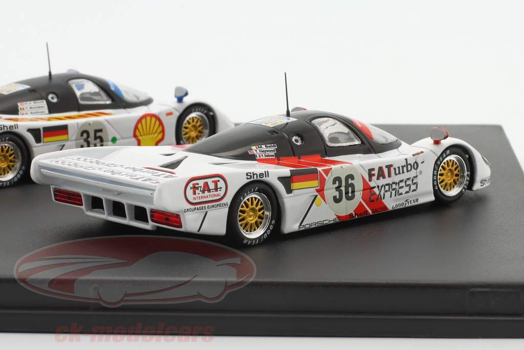 2-Car Set: Dauer Porsche 962 #35 & #36 Sieger 24h LeMans 1994 1:43 Werk83