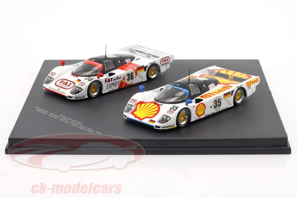 2-Car Set: Dauer Porsche 962 #35 & #36 winner 24h LeMans 1994 1:43 Werk83