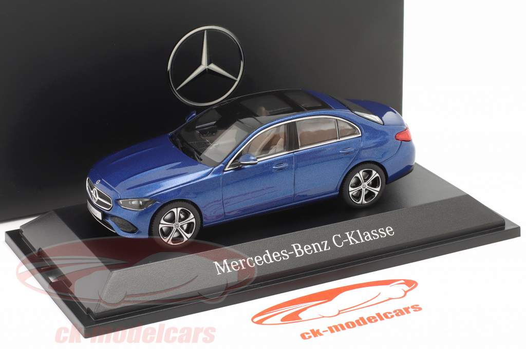 Mercedes-Benz classe C (W206) Ano de construção 2021 azul espectral 1:43 Herpa