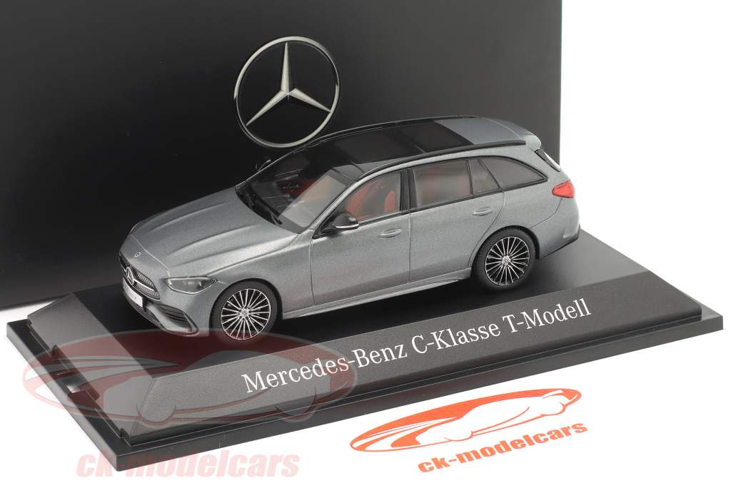 Mercedes-Benz C klasse T model AMG Line (S206) 2021 selenitgrå 1:43 Herpa