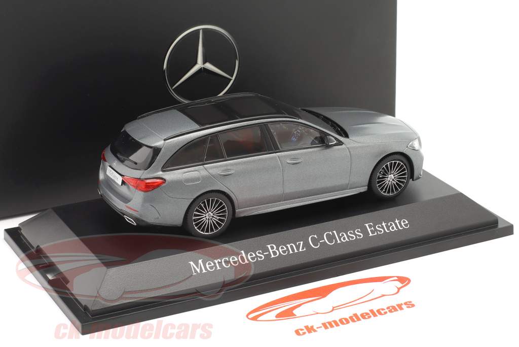 Mercedes-Benz C-class T model AMG Line (S206) 2021 selenite grey 1:43 Herpa