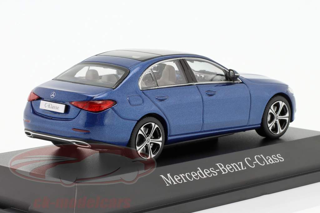 Mercedes-Benz Classe C (W206) Année de construction 2021 bleu spectral 1:43 Herpa