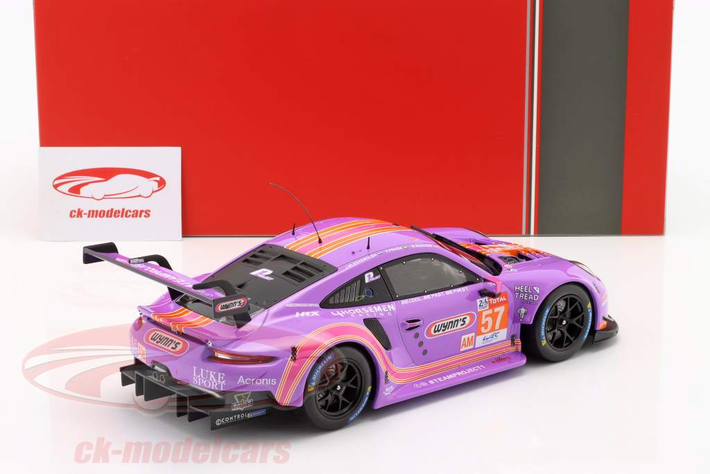 Porsche 911 RSR #57 24h LeMans 2020 Bleekemolen, Fraga, Keating 1:18 Ixo