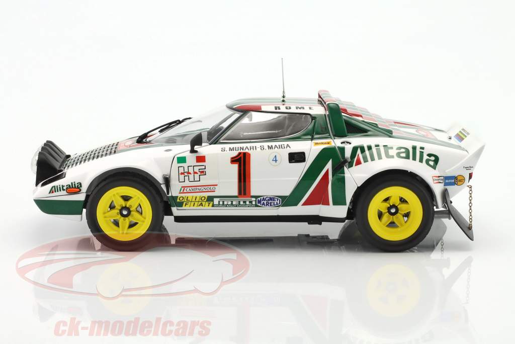 Lancia Stratos HF Night Version #1 Sieger Rallye Monte Carlo 1977 1:18 Kyosho