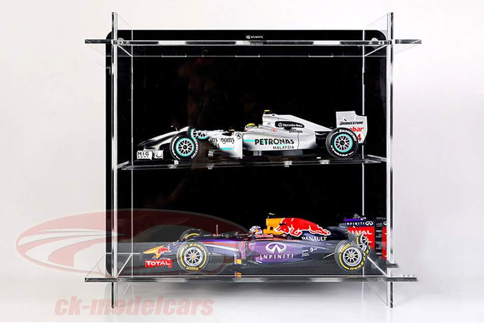 High quality acrylic Showcase multicase for 2 modelcars in scale 1:18 Atlantic