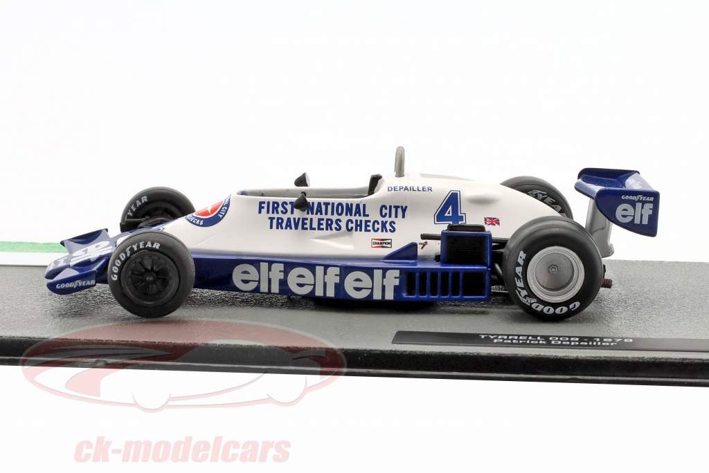 Patrick Depailler Tyrell 008 #4 formule 1 1978 1:43 Altaya