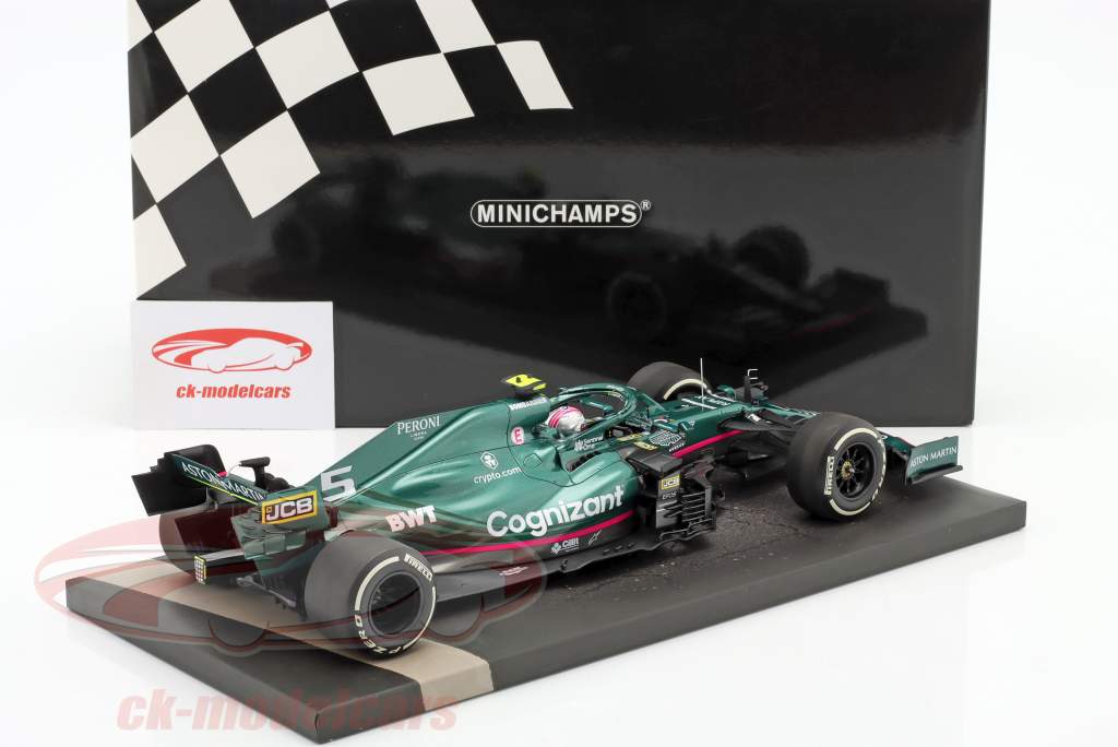 S. Vettel Aston Martin AMR21 #5 5ème Monaco GP formule 1 2021 1:18 Minichamps