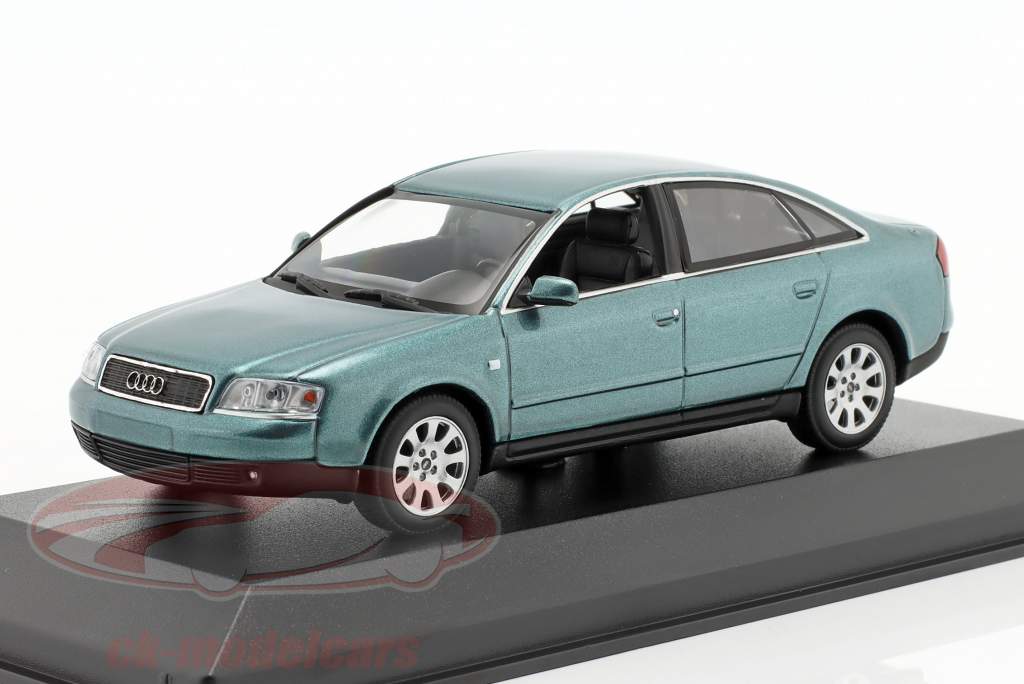 Audi A6 C5 Byggeår 1997 grøn metallisk 1:43 Minichamps