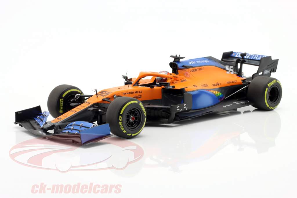 Carlos Sainz McLaren MCL35 #55 5ème L'Autriche GP formule 1 2020 1:18 Minichamps
